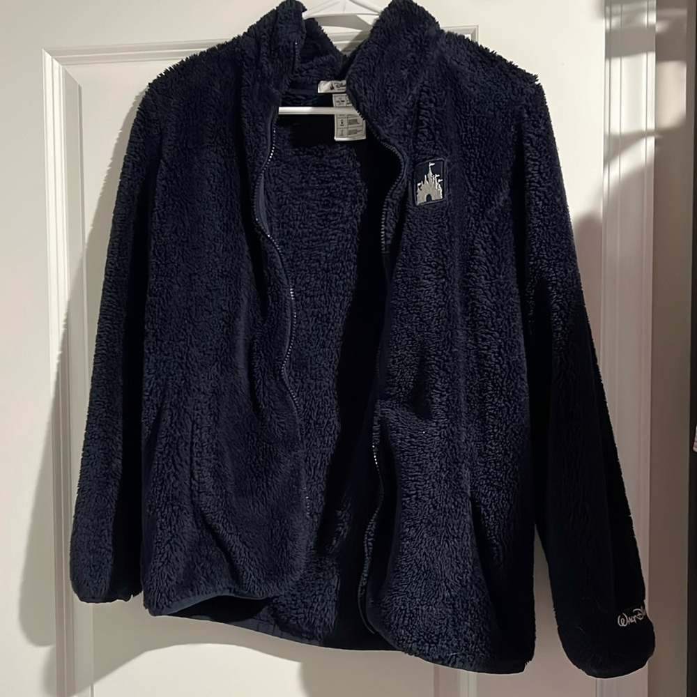 Disney navy Sherpa jacket